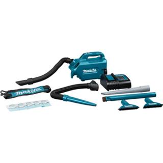 👉 Stofzuiger active zuigmonden Makita DCL184SY 18V Li-ion Accu Auto set (1x 1,5 Ah) met 5 blaas- en