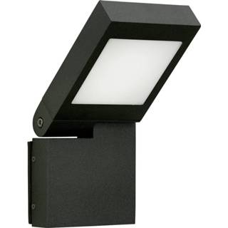 👉 Buitenlamp zwart parel active Albert Led buitenverlichting straler 660111 4007235601114