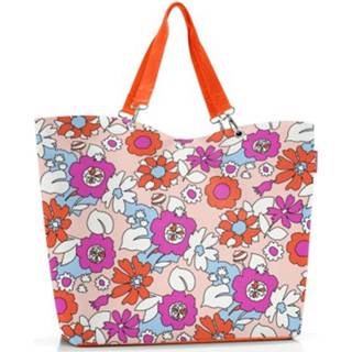 👉 Strandtas Florist Peach polyester XL shopper roze Reisenthel / 4012013727436