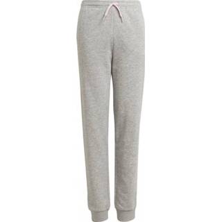 👉 Adidas - Girl's Lin FT C Pant - Trainingsbroek maat 170, grijs