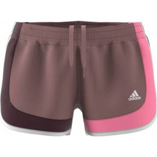 👉 Adidas - Women's M20 C/B Short - Hardloopshort maat XL - Length: 4'', bruin