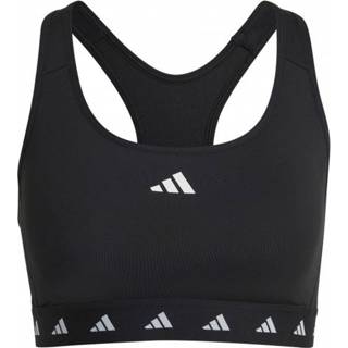 👉 Adidas - Women's PWR Medium Support TF - Sportbeha maat XL - Cup: A-C, zwart