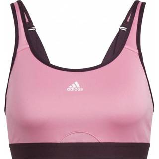 👉 Adidas - Women's Tlrd Move High Support - Sportbeha maat XS - Cup: A-C, roze