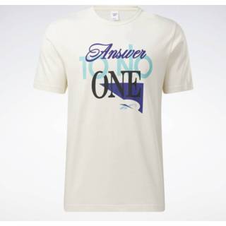 👉 Short sleeve XS mannen classic white Answer to No One T-Shirt