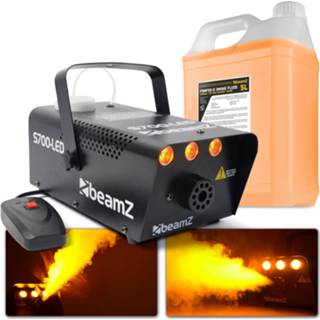 BeamZ S700-LED rookmachine met vlameffect incl. ruim 5 liter