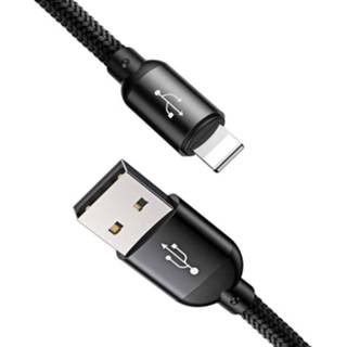 👉 Oplaadkabel zwart Baseus 3 in 1 - Lightning / USB-C Micro USB 120cm 6953156273948