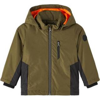👉 Outdoor jack polyester jongens groen Name it Nmmmikael Olive Night 5715225700103