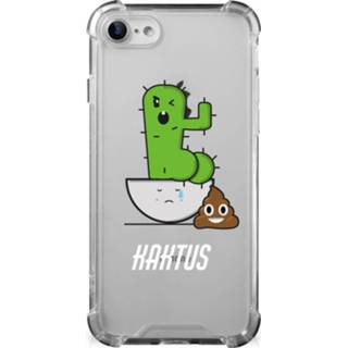 👉 Bumper hoesje IPhone SE 2022/2020 | 8/7 Stevig Cactus Poo 8720632575098