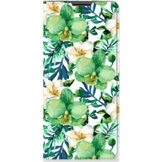 👉 Orchidee groen Motorola Edge 30 Pro Smart Cover 8720632596949