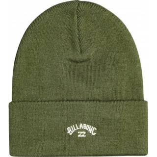 👉 Beanie olijfgroen One Size uniseks Billabong - Arch Muts maat Size, 3666423078667