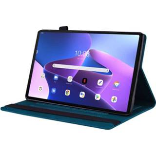 👉 Blauw book Lenovo Tab M10 Plus 3rd Gen Hoes - Pocket Case 8720684532421