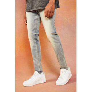 👉 Gebleekte Stretch Skinny Jeans, Antique Blue