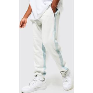 👉 Regular Fit Joggingbroek Met Biezen, Light Blue