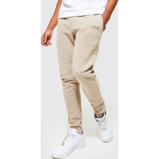 👉 Official Skinny Fit Joggingbroek, Taupe
