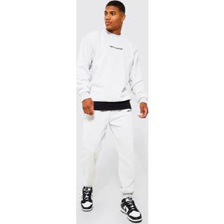 👉 Oversized Limited Edt Trainingspak Met Trui, Grey Marl