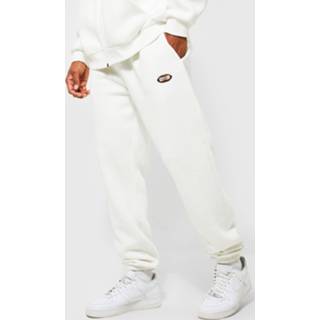 👉 Man Regular Fit Joggingbroek, Ecru