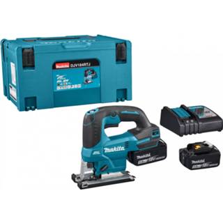 👉 Accu decoupeerzaag active Makita DJV184RTJ 18V Li-Ion set (2x 5,0Ah) in Mbox - 135mm