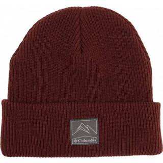 👉 Beanie rood One Size uniseks Columbia - Whirlibird Cuffed Muts maat Size, 194895398479