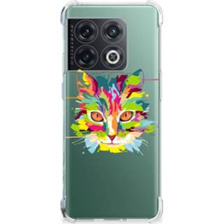 👉 Bumper hoesje OnePlus 10 Pro Stevig Cat Color 8720632448873