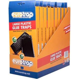 👉 Plastic Eurotrap Grote lijmval tegen ongedierte - 10 pakken per doos 5200128590147