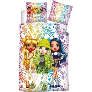 Dekbedovertrek polyester antraciet Rainbow High 140 x 200 cm - 5407007989607