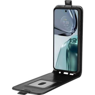 👉 Flipcase zwart book Motorola Moto G62 5G Hoesje - Flip Case 8720684714254