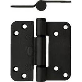 👉 Zwart Intersteel Glijlagerscharnier 89 x 3 mm DIN rechts 8714186500026