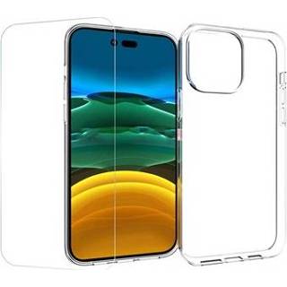 👉 Schermbeschermer glas Saii 2-in-1 iPhone 14 Pro Max TPU-hoesje en van gehard 5714122138729