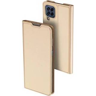 👉 Flipcase goud Dux Ducis Skin Pro Samsung Galaxy M33 Flip Case - 6934913038468