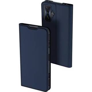 👉 Flipcase blauw Dux Ducis Skin Pro Xiaomi Poco F4 GT Flip Case - 6934913037348