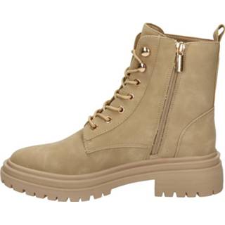 👉 Veterboots beige vrouwen suedine Dolcis 8720251562509