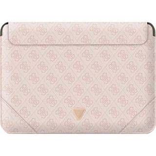 👉 Laptophoes roze Guess 4G Uptown Triangle Logo - 13-14 3666339040000