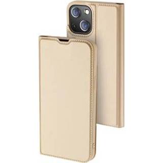 👉 Flipcase goud Dux Ducis Skin Pro iPhone 14 Flip Case - 6934913035061