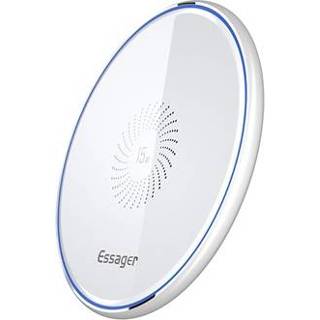 Oplaadstation wit Essager Mirror Series Fast Qi draadloos - 15W 5714122129574