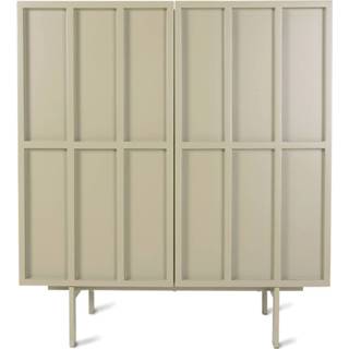 👉 Opberg kast MDF bohemian oranje beige onderhoudsproducten hout HKliving Opbergkast Pebble 8718921045919 8718921045902 8718921045933