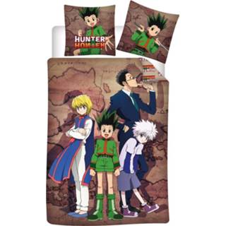 👉 Dekbedovertrek katoen antraciet Hunter Gon 140 x 200 cm 5407007989010