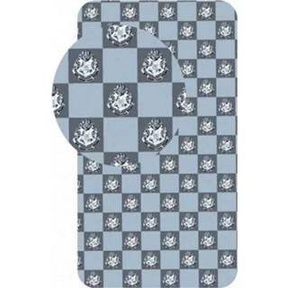 👉 Hoeslaken katoen antraciet Harry Potter eenpersoons 90 x 200 cm 5714710002395