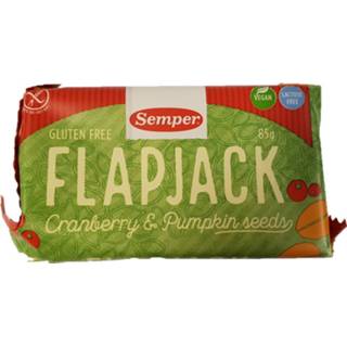 👉 Semper Reep Flapjack Cranberry en Pompoen 85 gram 7310100560858