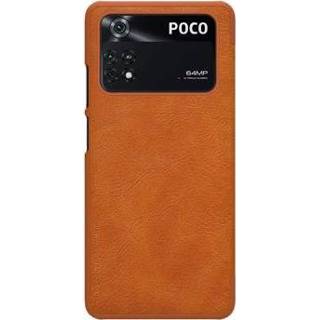 👉 Flipcase bruin Nillkin Qin Series Xiaomi Poco M4 Pro Flip Case - 5714122183569