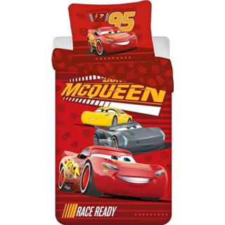 👉 Dekbedovertrek polyester antraciet Disney Cars Race Ready 140 x 200 cm 4250282959497