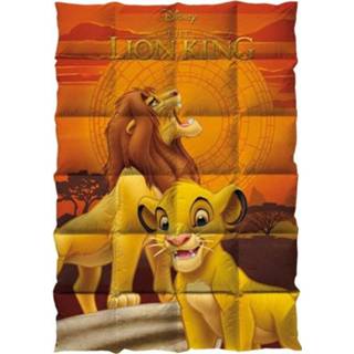 👉 Polyester antraciet Disney The Lion King Beddenprei Simba 140 x 200 cm 5407007981311