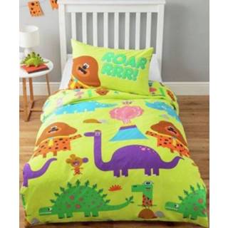 👉 Peuterdekbedovertrek antraciet peuters Hey Duggee Roar 120 x 150 cm 5060322098388