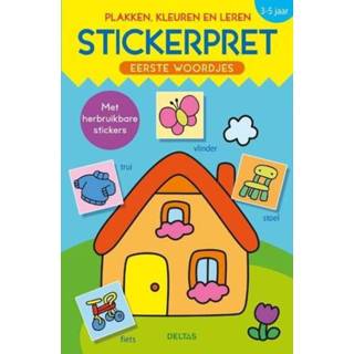 Stickerpret - Eerste Woordjes (3-5 Jaar) 9789044763706