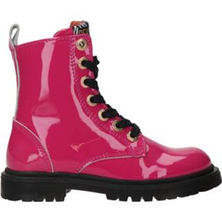 👉 Veterboots roze laag kunststof leer active Develab Veterboot 8720635086867