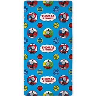 👉 Hoeslaken katoen antraciet Thomas de Trein eenpersoons 90 x 200 cm 5907750551569