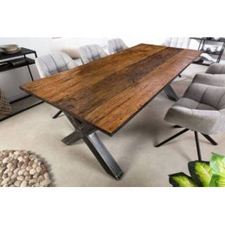 👉 Eettafel hout Barracuda 180cm Gerecycled - 40568 4250243596204