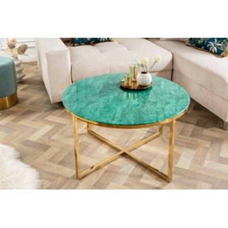 👉 Salon tafel marmer groen Salontafel Elegance 80cm Look - 42161 4251854723928