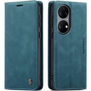 Portemonnee blauw active CaseMe - Hoesje geschikt voor Huawei P50 Wallet Book Case Magneetsluiting 8719793179719