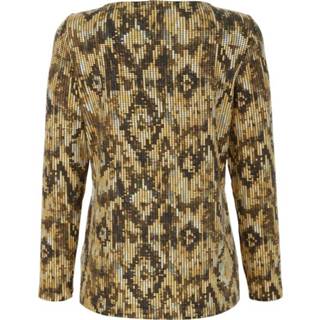 👉 Shirt van winters warm materiaal MONA Olijf/Mosgroen