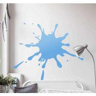 Blauw Post NL nederlands Stickers kunst Splash kleur